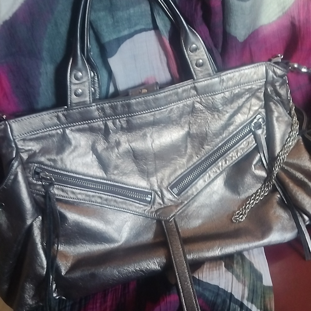 Botkier Metallic Gold/Silver Bag, 90s Vintage